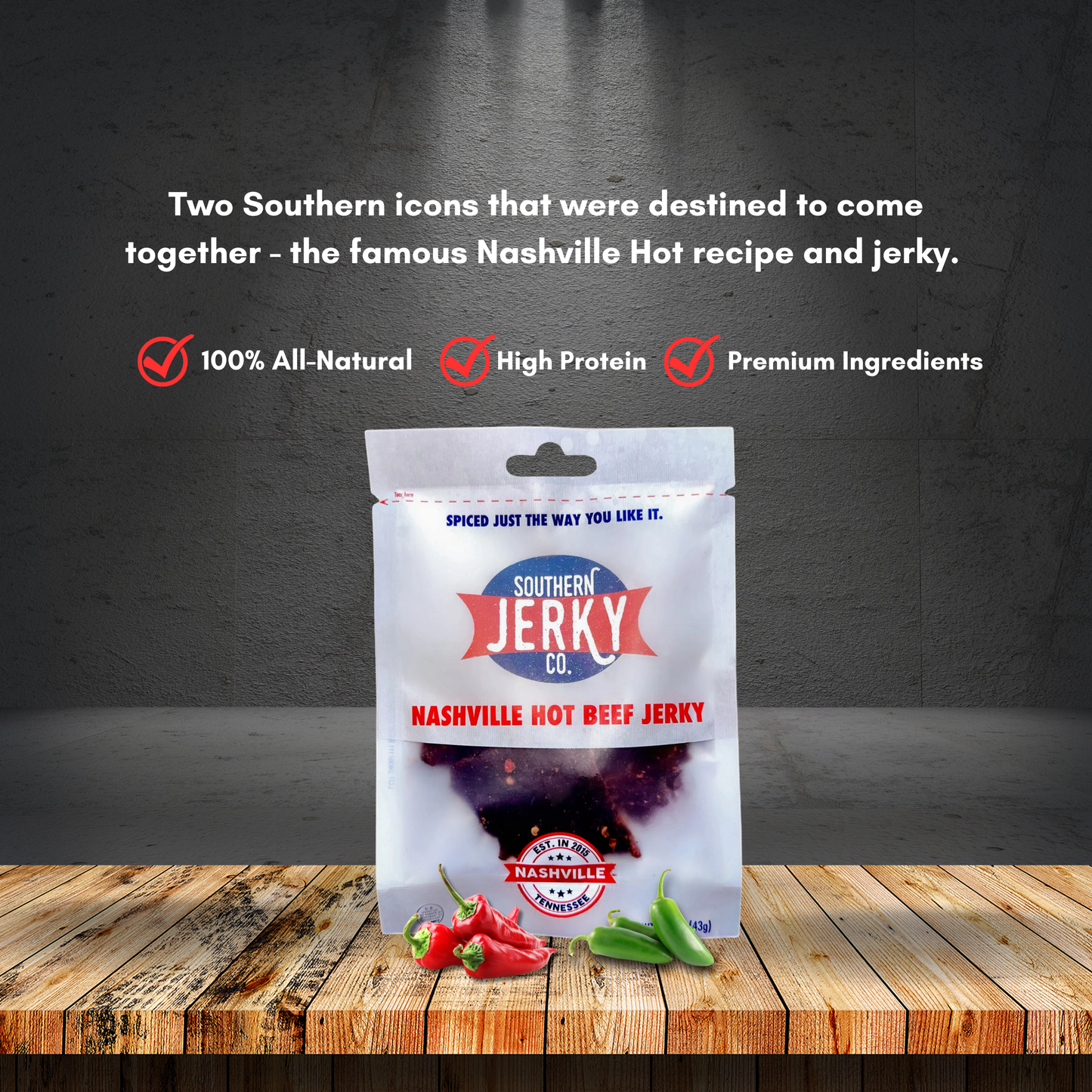 Nashville Hot Beef Jerky