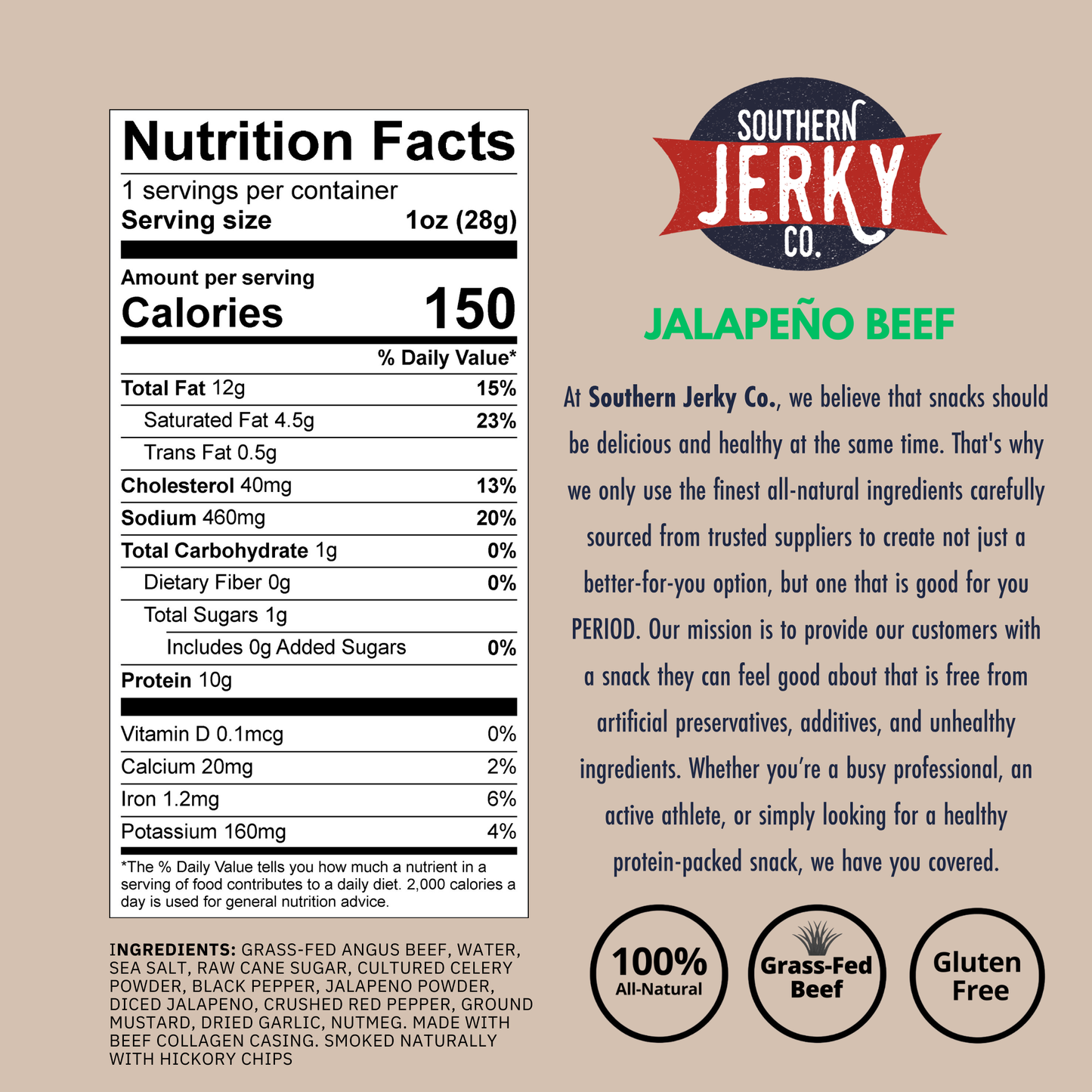 Jalapeño Beef Stick